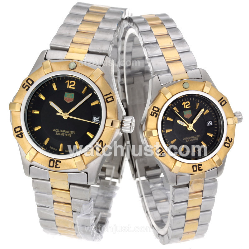 Replica Black Dial Colors AAA Tag Heuer Replica Watches Two Tone SS YG Or SS RG Japanese Quartz